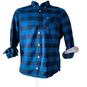 🇺🇸 ABERCROMBIE KIDS flannel buffalo shirt 13/14